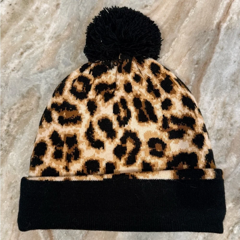 Women’s ARIAT Uni Tarsia leopard beanie